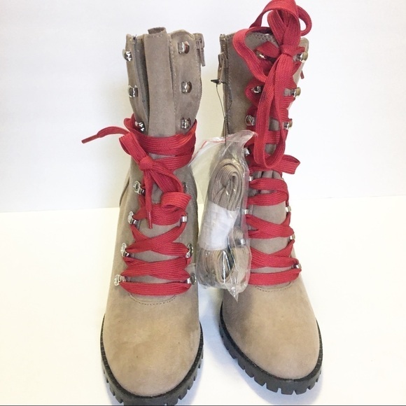 Material Girl Womens Hazil Lace-Up Booties - Picture 7 of 11